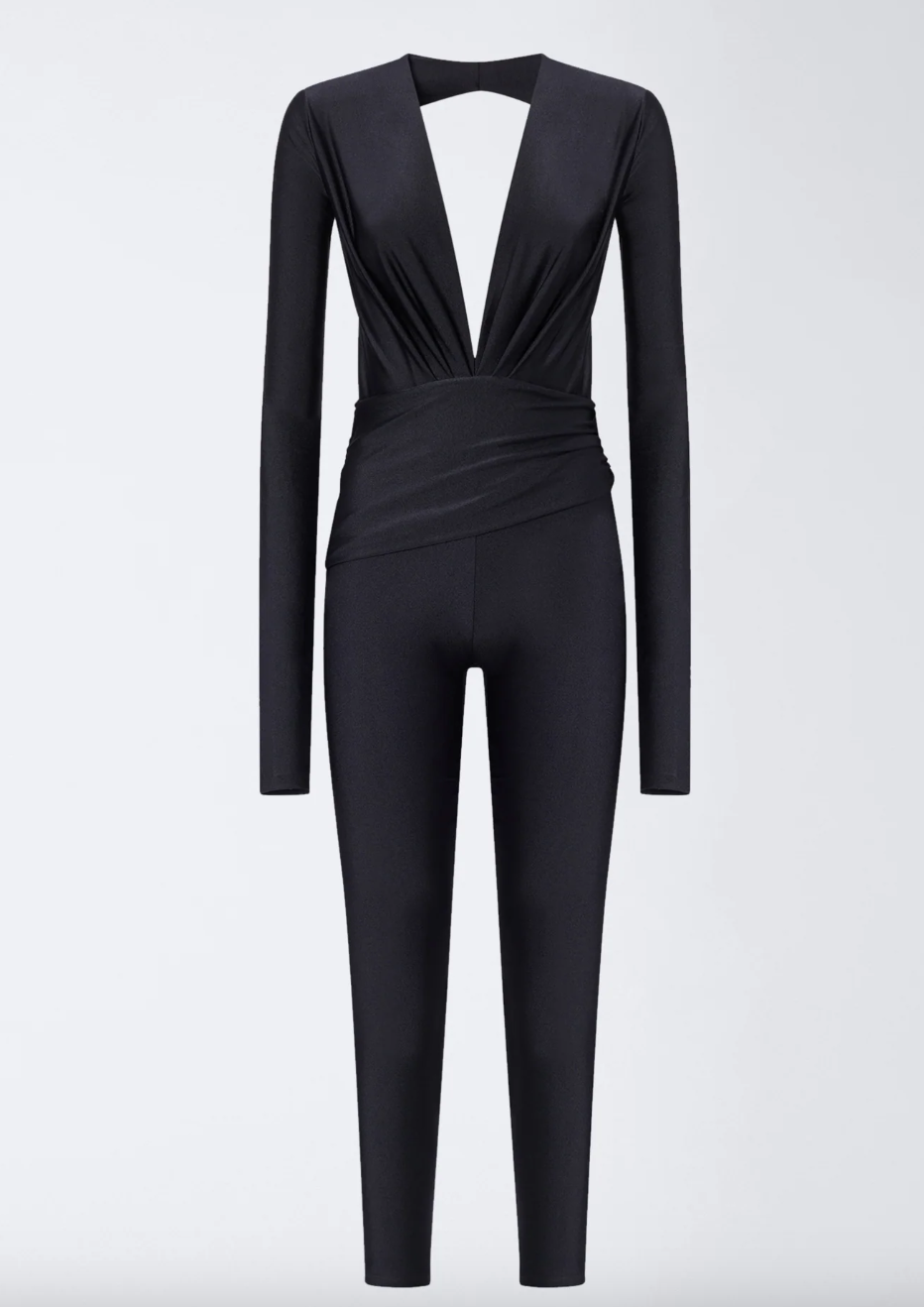 Zelda Jumpsuit Deep V Neck